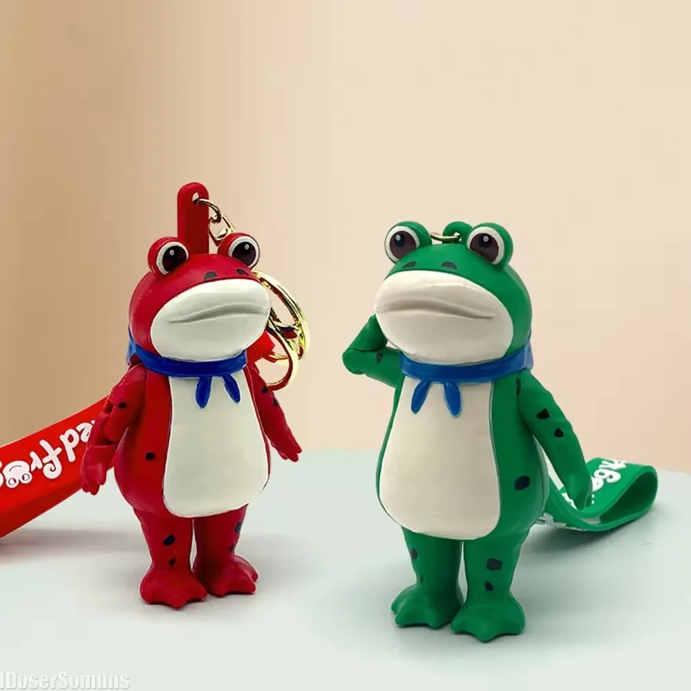 

Прочный брелок-лягушка-лягушка, брелок для ключей с подвеской в виде сумки из АБС-пластика