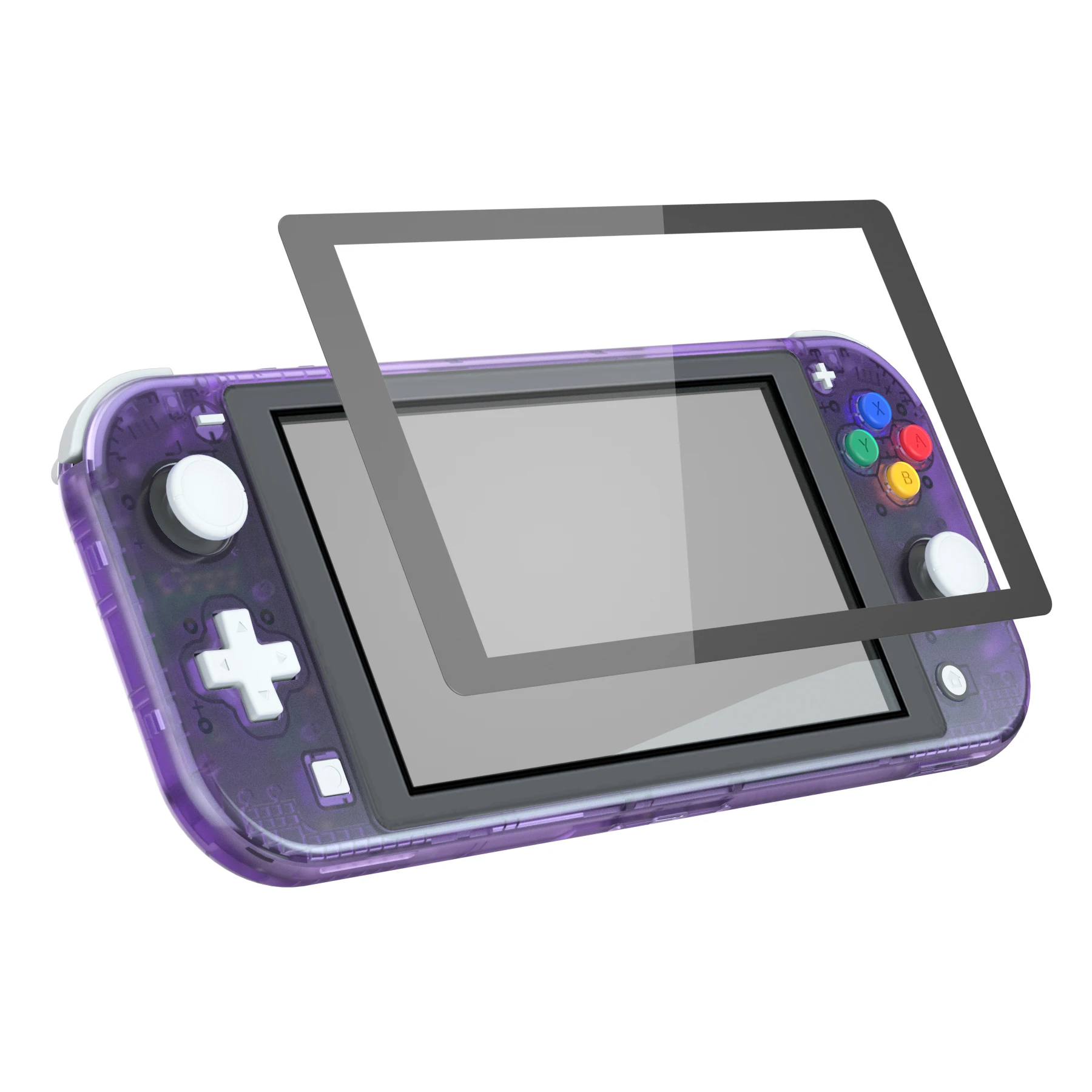 Extremerate Vervanging Handheld Controller Behuizing Custom Shell Met Screen Protector & Abxy Knoppen Voor Nintendo Schakelaar Lite