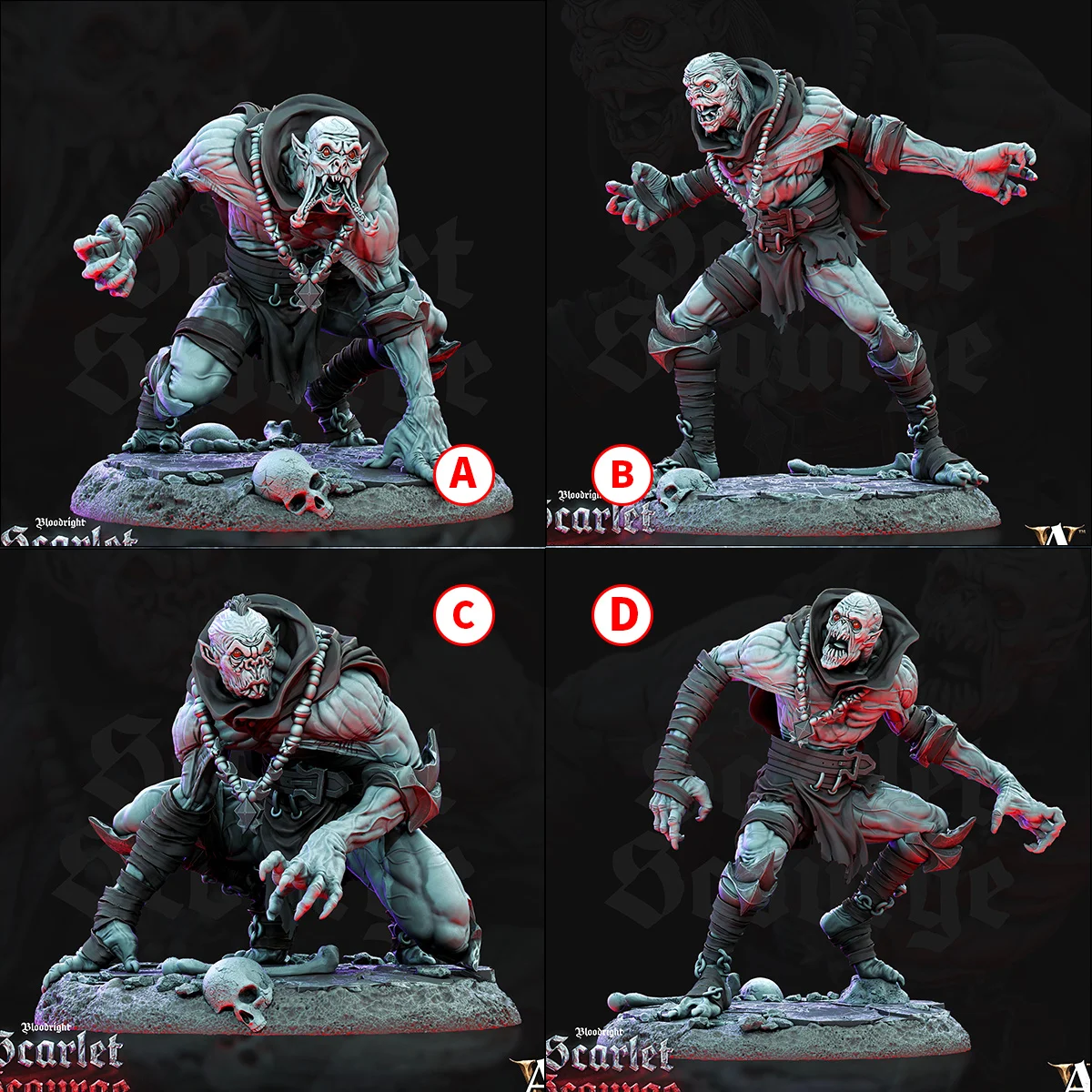 Impressão 3D Dnd Miniaturas Figuras, Vampiros Membros, Berserkers, Campanário, Aberrações, Ghouls, DND