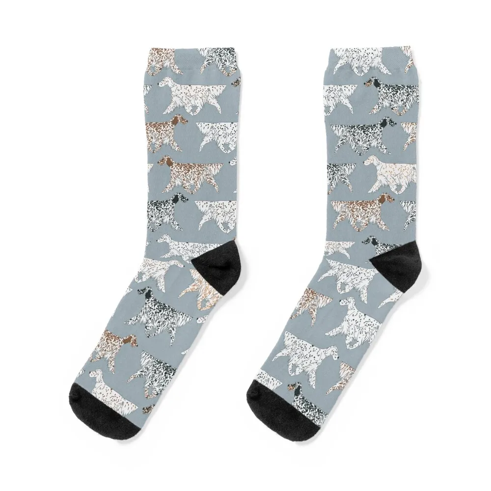 

All the English Setters! Socks crazy tennis shoes hiphop Men Socks Women's
