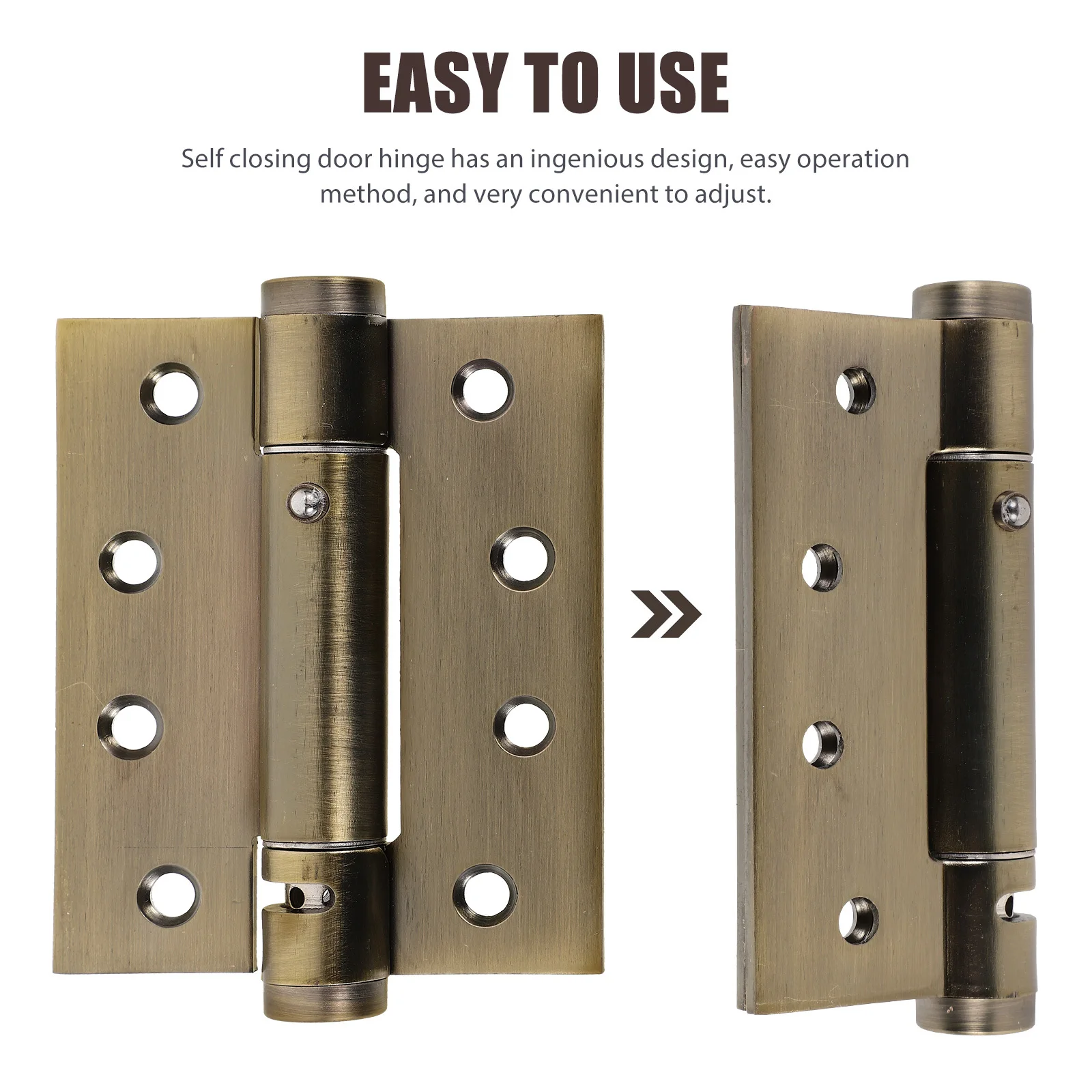 

2pcs Self Heavy Duty Aluminum Alloy Screen Door Hinge For Wood Door Use Self Closing Hinges For Doors Hinges Heavy Duty