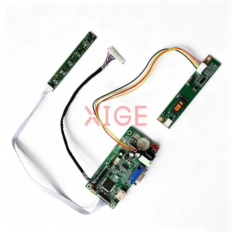 

For ITUX97 HV150UX1 IAUX14 HSD150PU1 LCD Monitor Controller Drive Board DIY Kit HDMI+VGA 1-CCFL LVDS 30-Pin 1600x1200 1600*1200