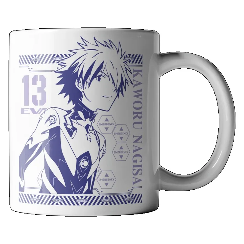 NEON GENESIS EVANGELION Ayanami Rei Asuka Langley Soryu cartoon cute ceramic mug couple home coffee cup exquisite birthday gift - view 3