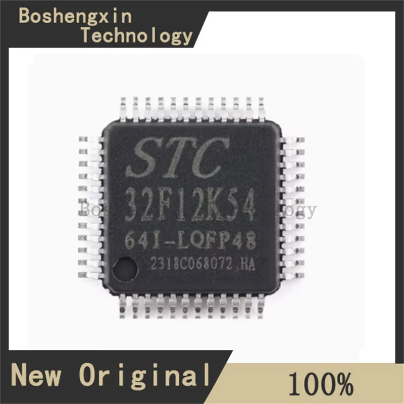 1 قطعة STC32F12K54-64I-LQFP48 1T 8051 رقاقة واحدة متحكم MCU رقاقة STC32F12K54-64I