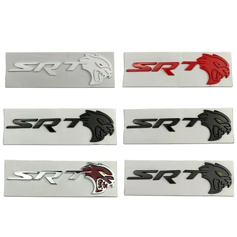 Pegatinas Metálicas para el Maletero Trasero y los Guardabarros Laterales de los Autos Dodge SRT HellCat Demon Charger Challenger Jcuv Caliber Journey RAM Caravan