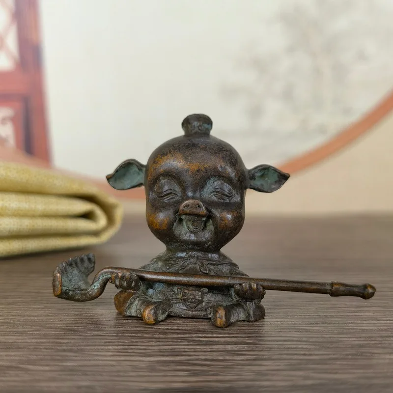 

Pigsy Ornament Westward Journey Pig Alloy Home Car Office Decoration Crafts Pigsy