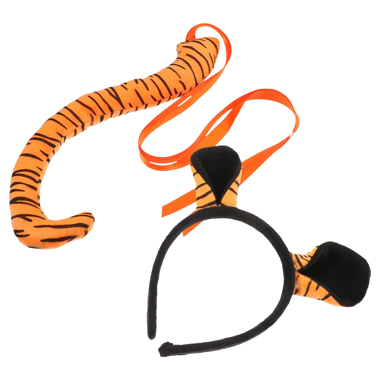 Accesorios de Cosplay de tigre, orejas de animales de dibujos animados, accesorios de disfraz de animales de peluche para