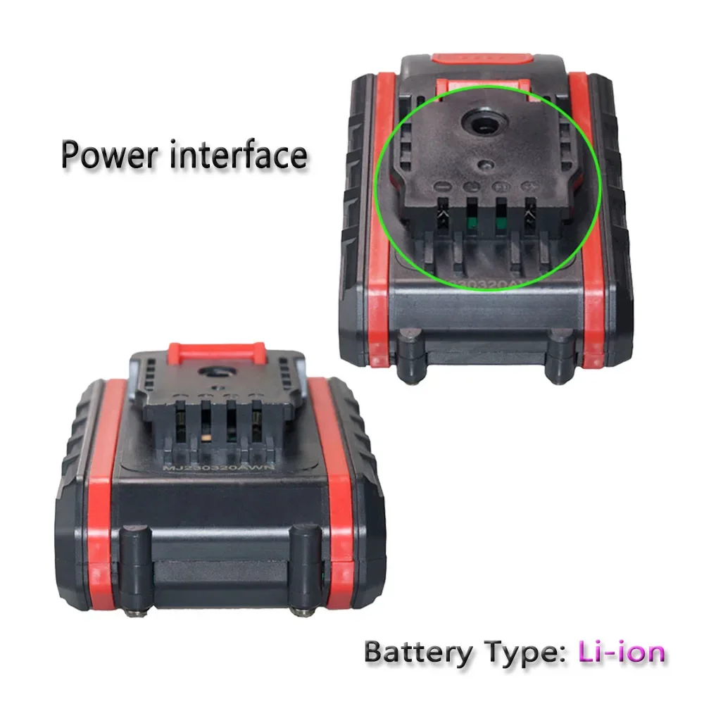 24V 2000mAh Lithium-ion Battery for WORX 36VF 48VF 88VF Rechargeable Impact Drill Tool Battery