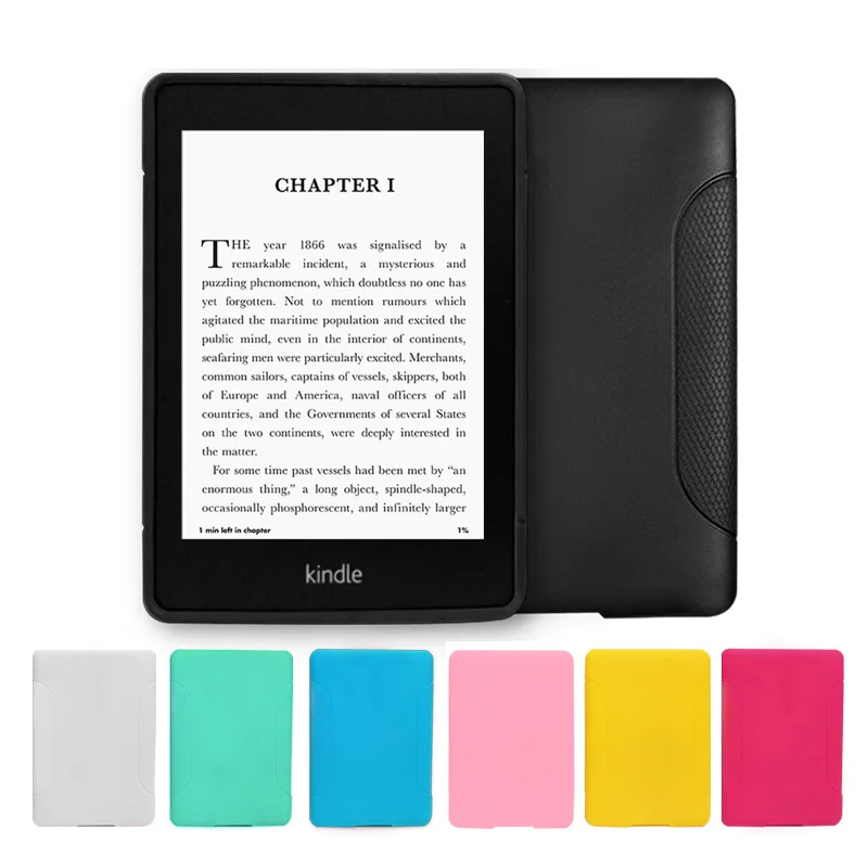 Kindle 8th SY69JL Ebook Kindle 6 için e-kitap durumda e-mürekkep damla renkli Paperwhite 6th 7th kapak Oasis2 3th silikon kabuk