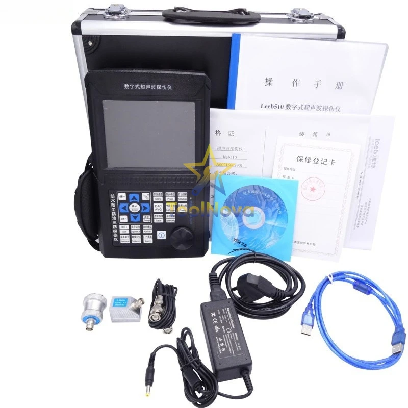 Ultrasonic flaw detector Leeb510/520 crack loose pore inclusion metal flaw detector leeb500