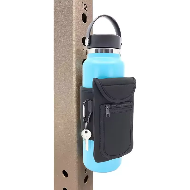 

Universa Magnetic Gym Water Bottle Bag Holder Built-in Magnet for Easy Attachment to Metal Surface, Magnetic Bottle Sleeve Pouch