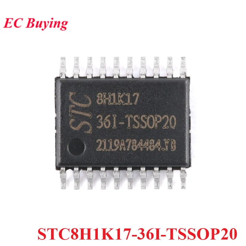 20Pcs/1pc STC8H1K17 STC 8H1K17 STC8H1K17-36I-TSSOP20 STC8 1T 8051 Microprocessor Microcontroller MCU IC Chip