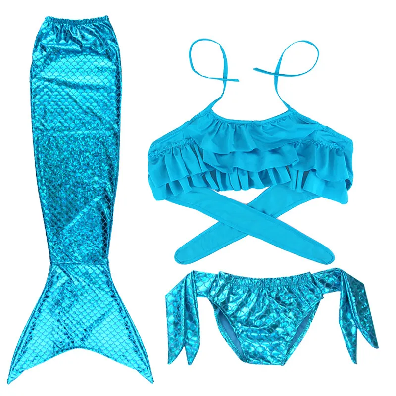 Zeemeerminstaart voor kinderen 2025, nieuwe meisjes Cosplay Zeemeermin Cosplay strandzwempak voor leeftijden 5-10