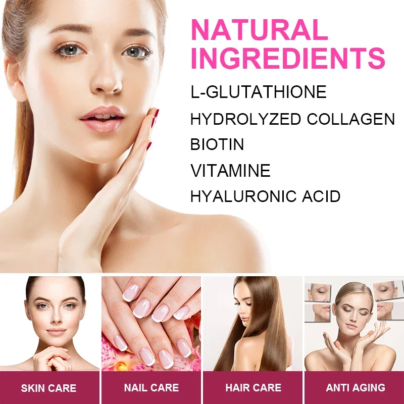 Super Collagen with Vitamin C and Hyaluronic Acid, Skin, Hair, Joints and Nails Supplement with Antioxidants, Anti-Aging