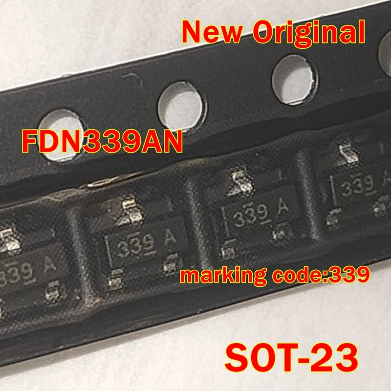 

10pcs to 1000pcs FDN339AN SOT-23 New Original marking code:339 N-Channel 2.5V Specified PowerTrench MOSFET