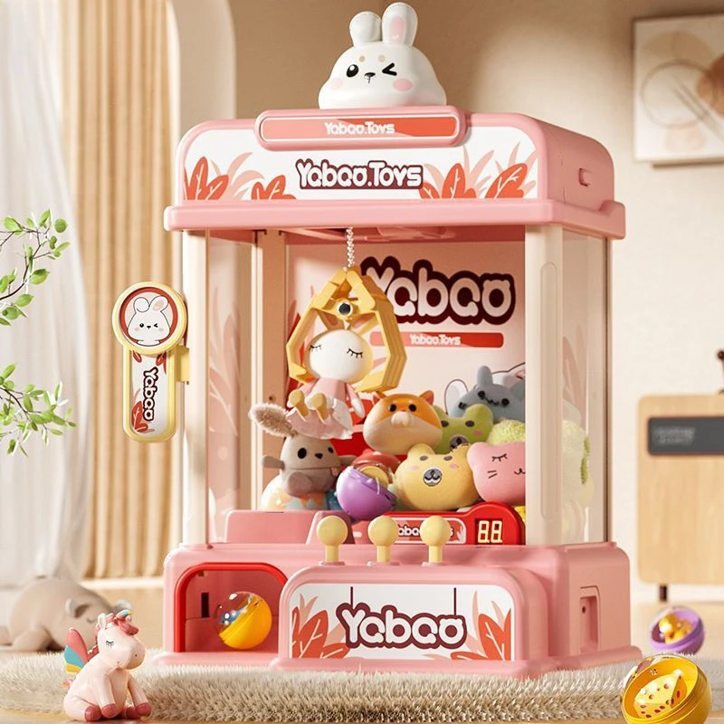 New Grab Doll Machine Large Size Coin Operated Gaming Machine Children's Toys Snack Blind Box New Gameplay Egg Twisting Machine