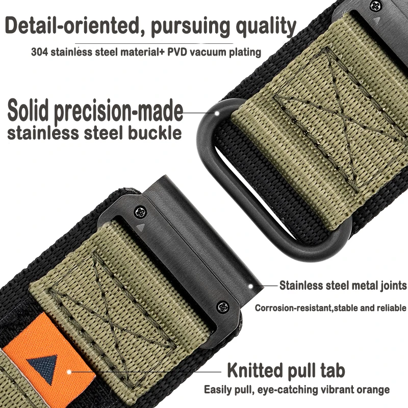 26mm Nylonowy Pasek do Zegarka QuickFit do Amazfit T-Rex Ultra 2 51mm, Sportowy Pasek Zamienny, Zmywalna Opaska na Nadgarstek, Akcesoria — zdjęcie produktu 6