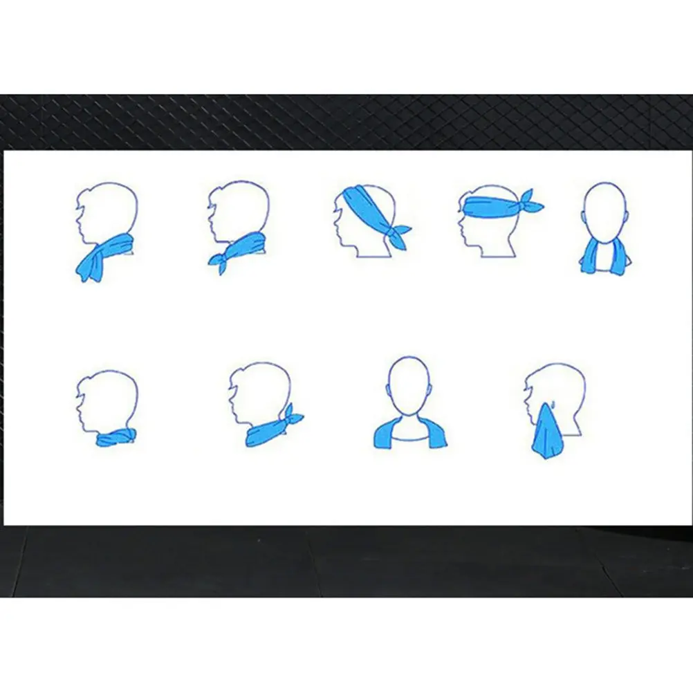 

Набор из 3 супервпитывающих быстросохнущих охлаждающих полотенец из микрофибры для спорта: бега, кемпинга, тренажерного зала, йоги, фитнеса, 30x100 см, синий, розово-красный, зеленый