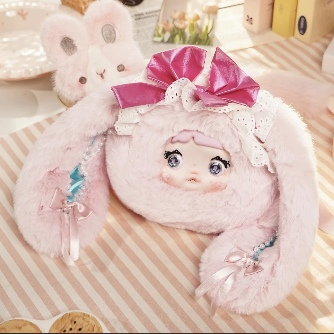 Nommi Collecting Cutie Bags Series Plush Blind Box Cute Vinyl Face Doll Storage Bag Mystery Box Valentine's Day Girls Gift