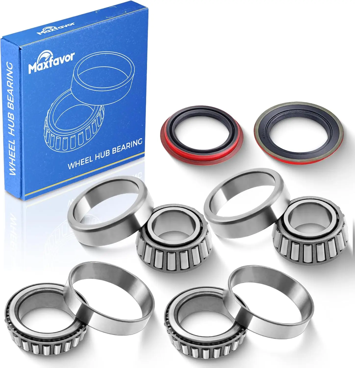 

Комплект из 6 подшипников и уплотнений передних колес для автомобилей Ford Explorer, Ranger, Mercury Mountaineer с задним приводом, 1995-2011 гг.