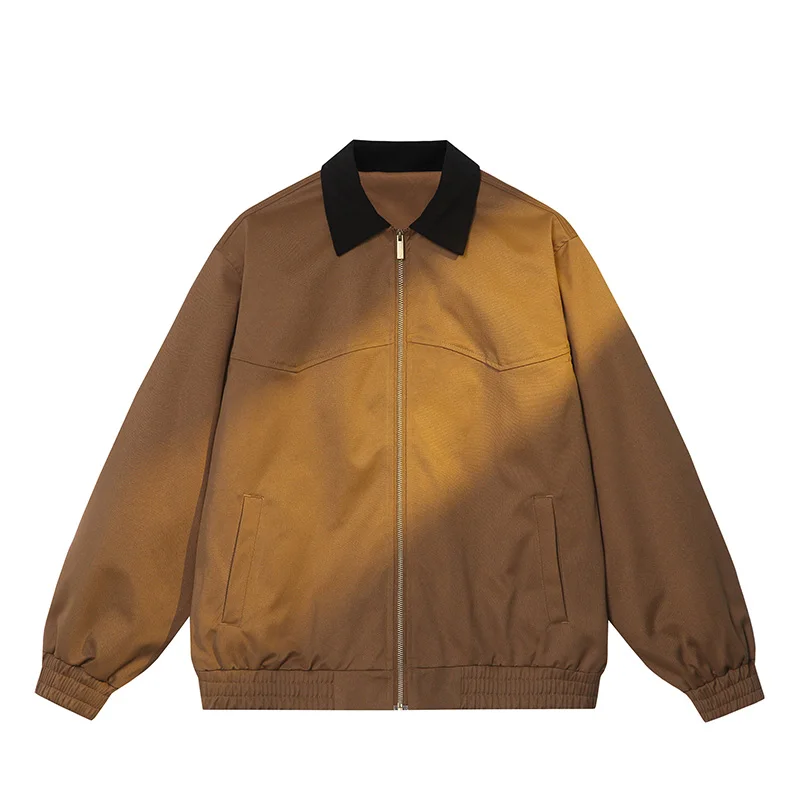 

Retro Style Men's Jacket Quality Multi-color Japanese Street Jacket Fashion Men's Jacket New Zipper Simple Style Men's Jacket