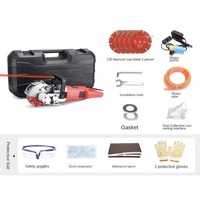 7800W Electric Wall Chasing Machine Steel Concrete Grooving Machine 6500r/min Grooving Machine Circular Saw Tools 135 blade
