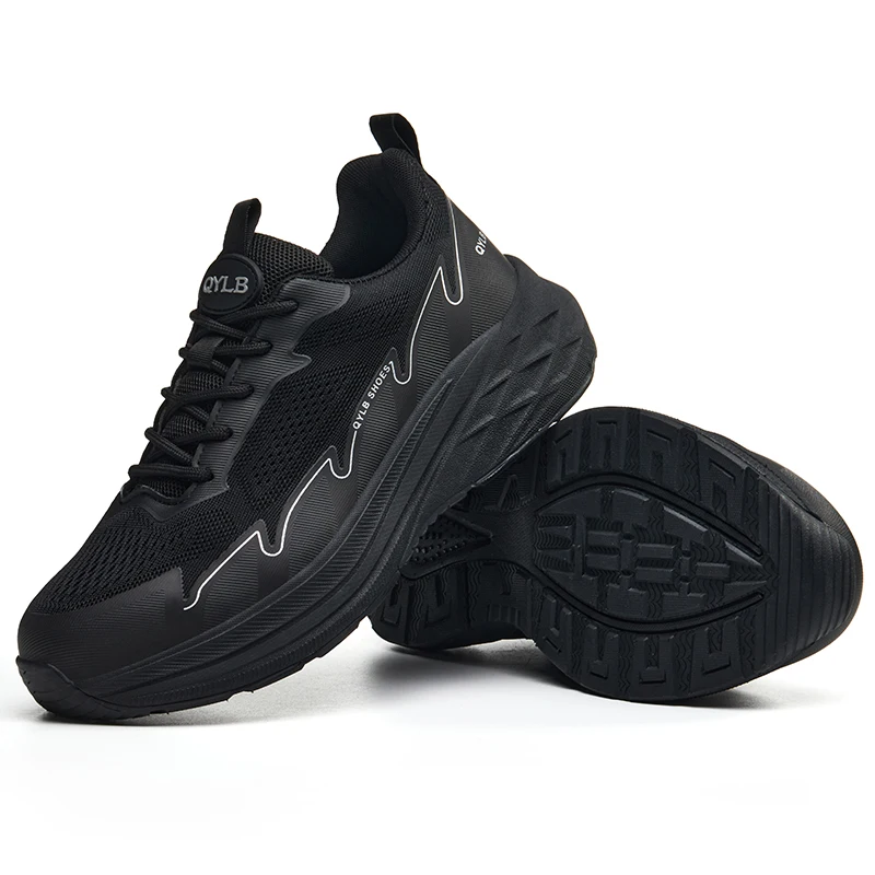 أحذية أمان مريحة وخفيفة الوزن للرجال، أحذية عمل مضادة للتحطيم ومضادة للثقب، أحذية رياضية مضادة للانزلاق، أحذية حماية قابلة للتنفس #6