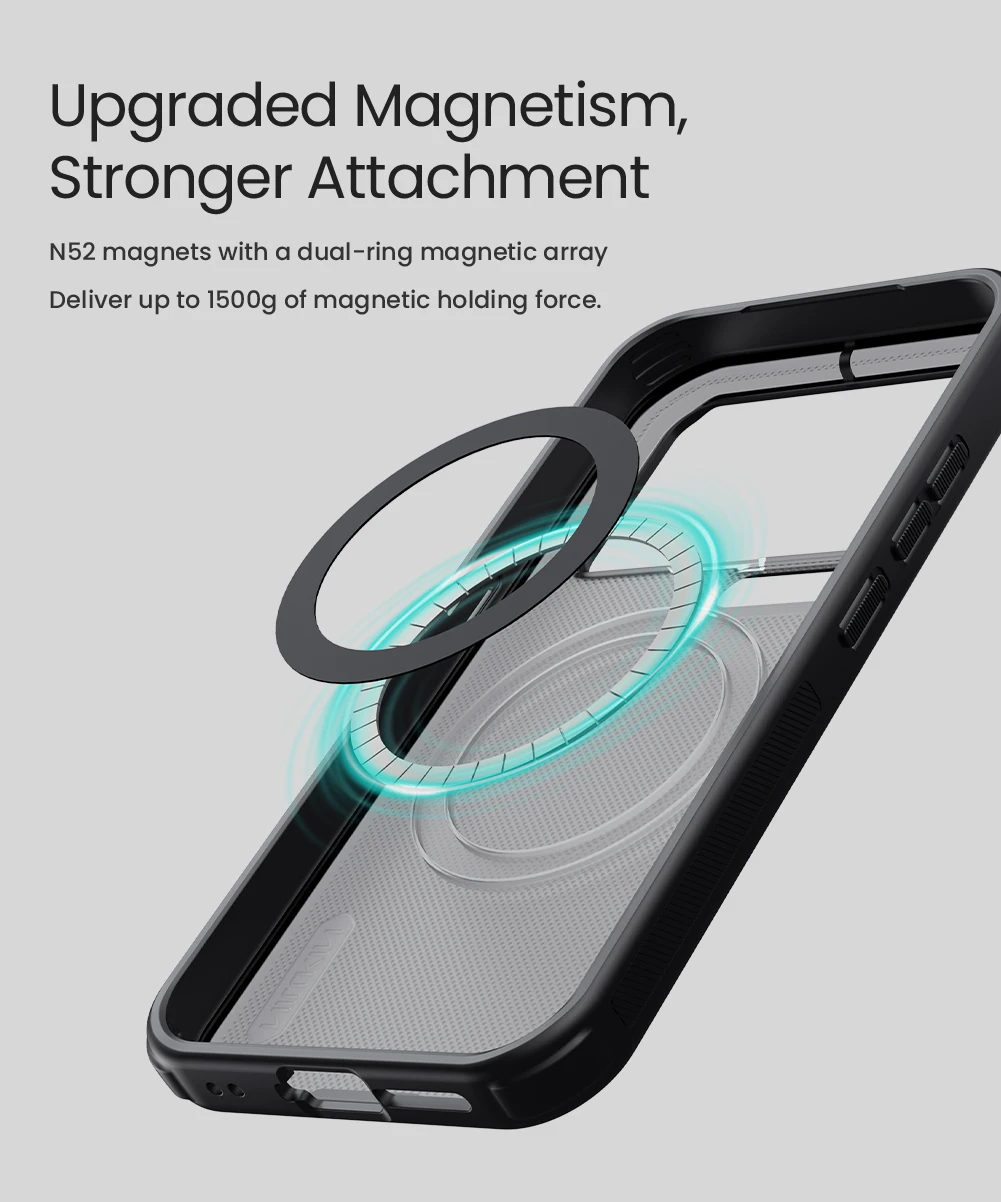 NILLKIN Schutzhülle für Xiaomi 18 Pro, passgenaue Hülle, magnetisch, super matt, mattes PC-Cover für Xiaomi 18 Pro – Detail 10