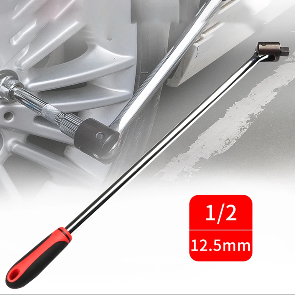 Chave de soquete flexível de 24 polegadas, comprimento 1/2 polegadas, alça de catraca, chave de soquete de torque, chave de liberação rápida automática, ferramentas manuais