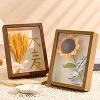 3D Wooden Picture Frames Depth 3cm 5cm Dried Flower Specimen Holder Handmade DIY Handwork Display Photo Frame Home Decoration