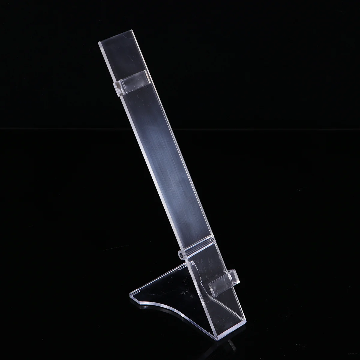 6Pcs Watch Display Rack Premium Transparent Material L Type Holder for Watch Shop Home Jewelry Organizer Stand