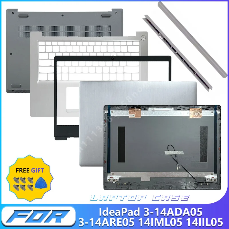 Laptop Replacement Shell For IdeaPad 3 14ADA05 14ARE05 14IML05 14IIL05 LCD Back Cover Front Bezel Palmrest Bottom Case Hinges