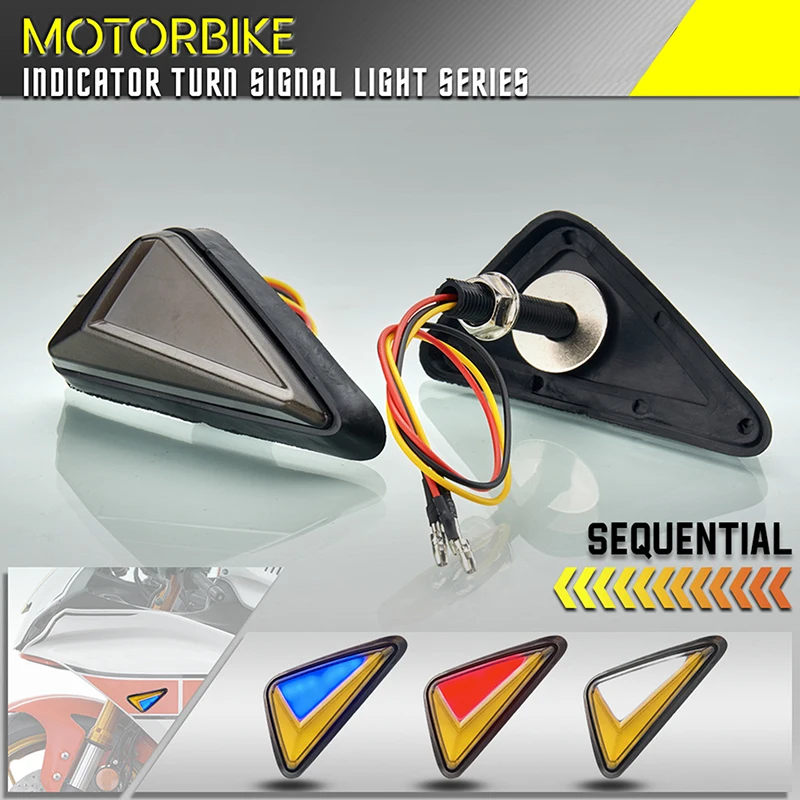 Luces LED de señal de giro para motocicleta, lámpara ámbar apta para Yamaha RS150, V1-V2, R15, MT15, MT25, NINJA, ZX-250, LAMPU, DEPAN, 2 uds.