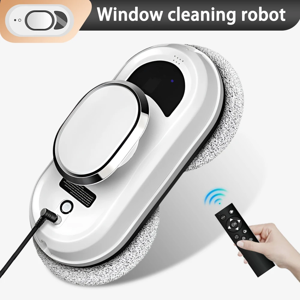 Ultra Thin Window Cleaning Robot Household Vacuum Cleaner Electric Window Wiper Remote Control Glass Wiper Cleaning Machine