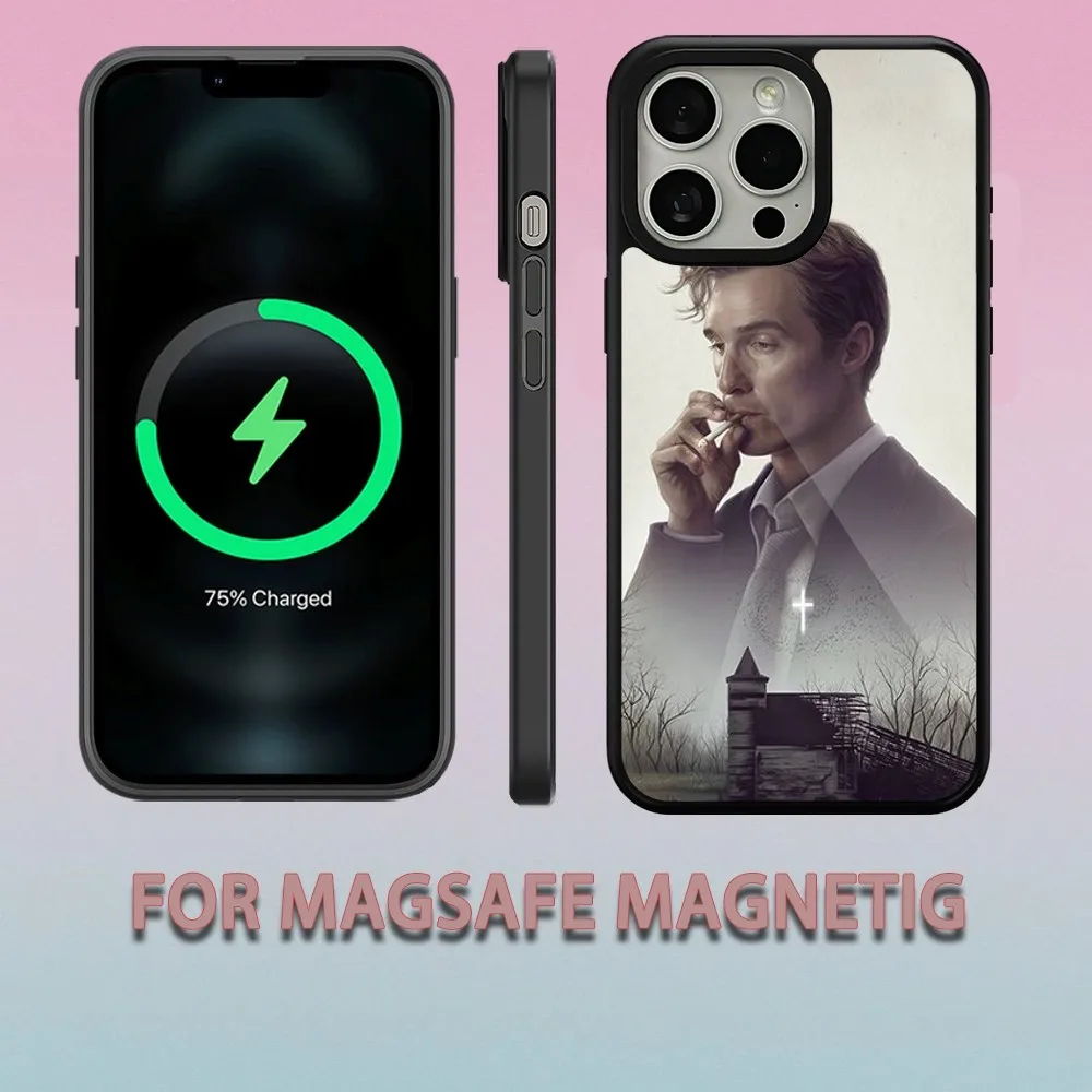 HBO Series True Detective Rust  Phone Case For iPhone 15 14 13 12 11 Pro Max Plus Magsafe Magnetic Wireless Charging Cover