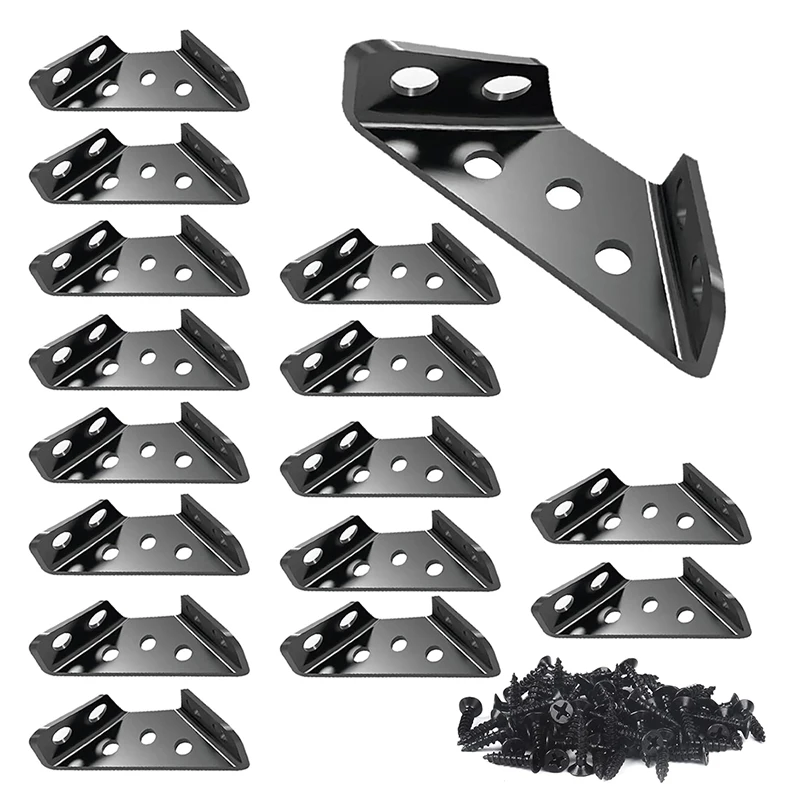 4/ 8/ 16PCS, Universal Furniture Corner Connector, Shelf Brackets , for Furniture Corner Connectors with screws