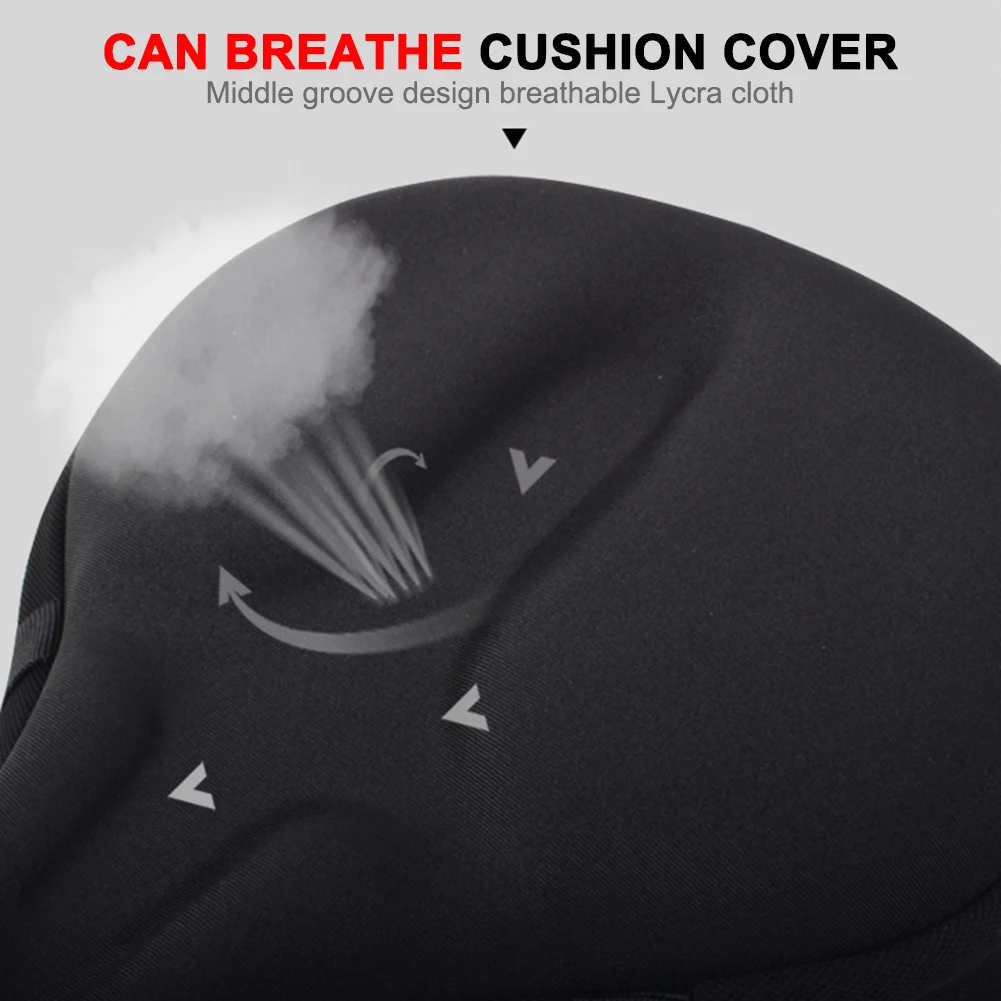 

Electric Bicycle Saddle Seat Soft Thickened Electric Bike Gel Pad Cushion Cover Cycling Road Mountain Seat Bicycle Accessories