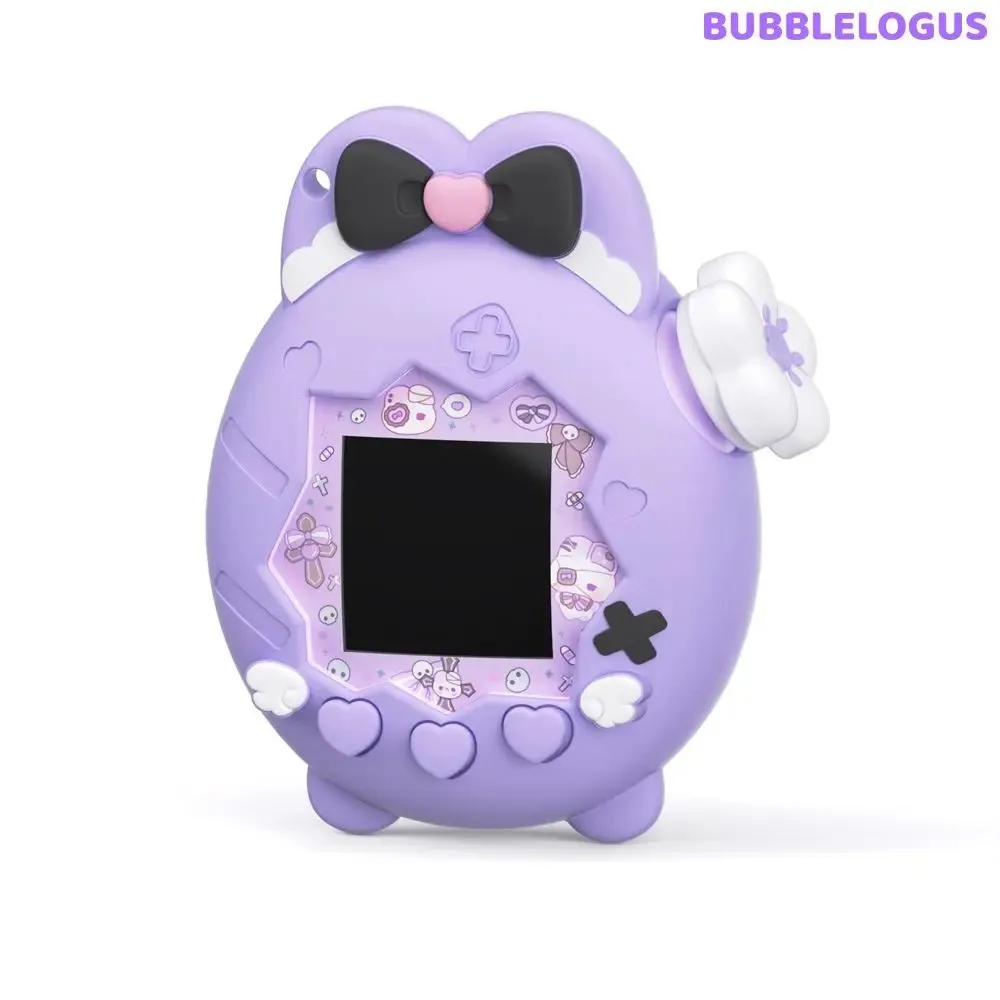 Silikonowe etui ochronne na Tamagotchi Paradise Easter Egg Bunny, zawiera naklejkę na panel i osłonkę na pokrętło, akcesoria do konsoli do gier. — zdjęcie produktu 3