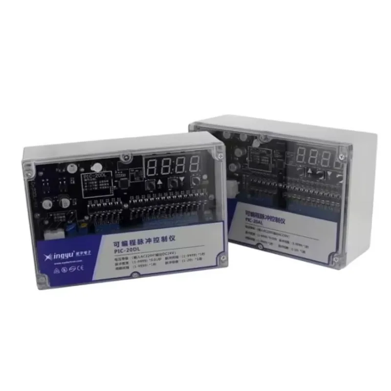 PIC-20DL 20AL AC220V DC24V 1~ 9999S programmable pulse controller, valve solenoid valve, pulse signal, pulse dust collec