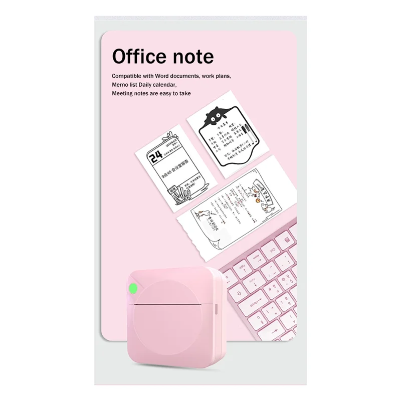 ONCE Mini Portable Thermal Label Printer Student Wrong Question Photo Barcode Printer Label Printer With Thermal Paper