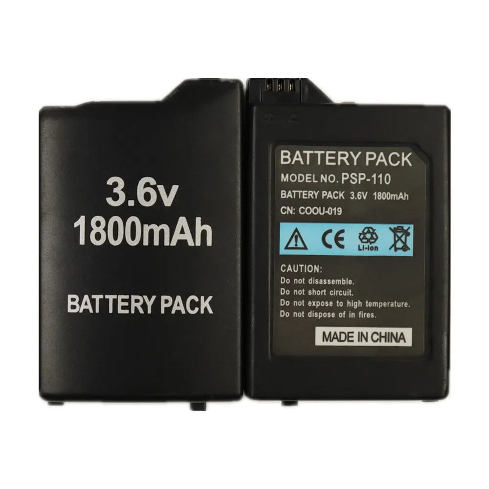 New 1800mAh PSP-110 Battery For Sony PSP 110 PSP 1000 PSP110 PSP1000 Console Gamepad Bateria Batteries In Stock Fast Shipping