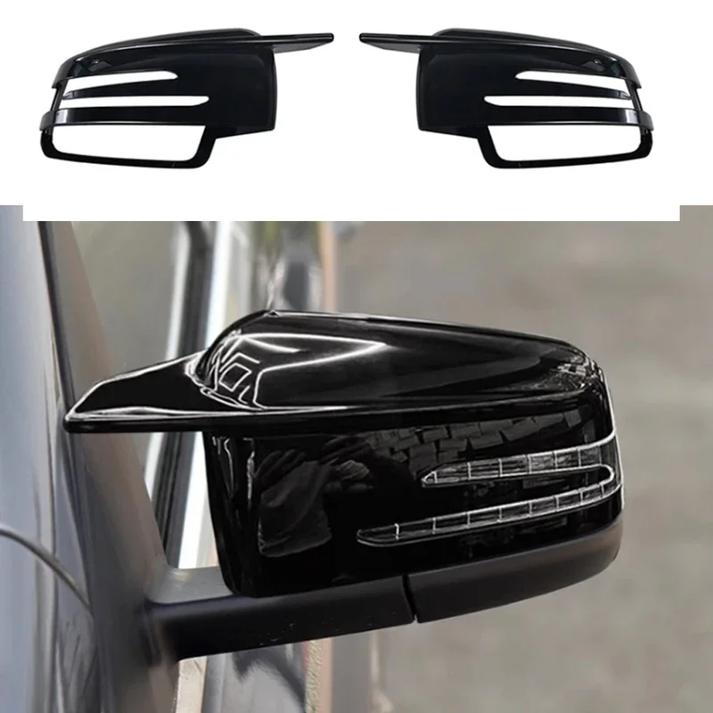 For Mercedes Benz S CLS GLA GLK Class W218 X156 CLS350 Shells Rearview Cap Real Carbon fiber rear view mirror case cover