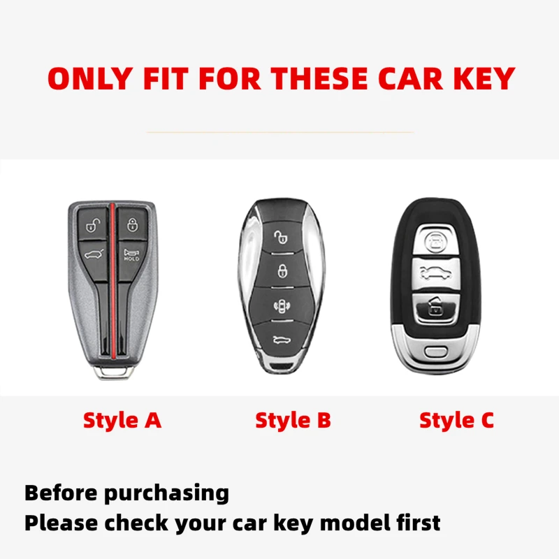 سيارة معدنية غطاء مفتاح بعيد حامل حامي المفاتيح قذيفة فوب ل هونغكي جديد H5 HS3 HS5 HS7 H6 H9 HQ9 HongQi اكسسوارات #6