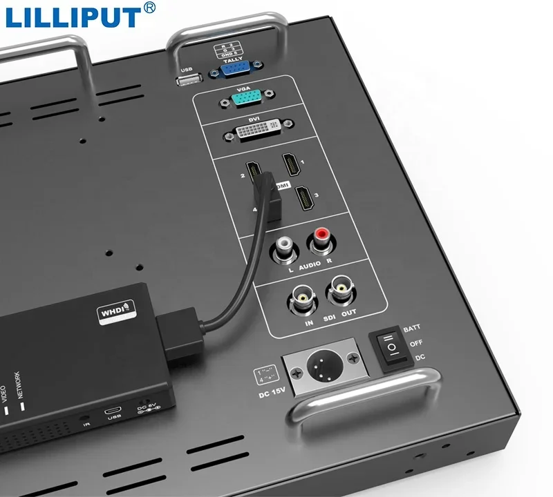15.6 Inch 4K UHD Resolution Broadcast surveillance SDI surveillance HDMI surveillance for Director in Making Movies factory