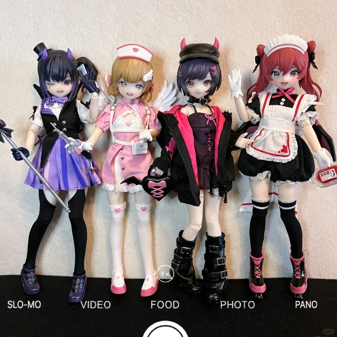 

Neo Eden Mjd Doll Light Mare Twin Series Слепая коробка Articular Mobility Kawaii Аниме Фигурка Модель Desktop Decorat Dress-up Doll