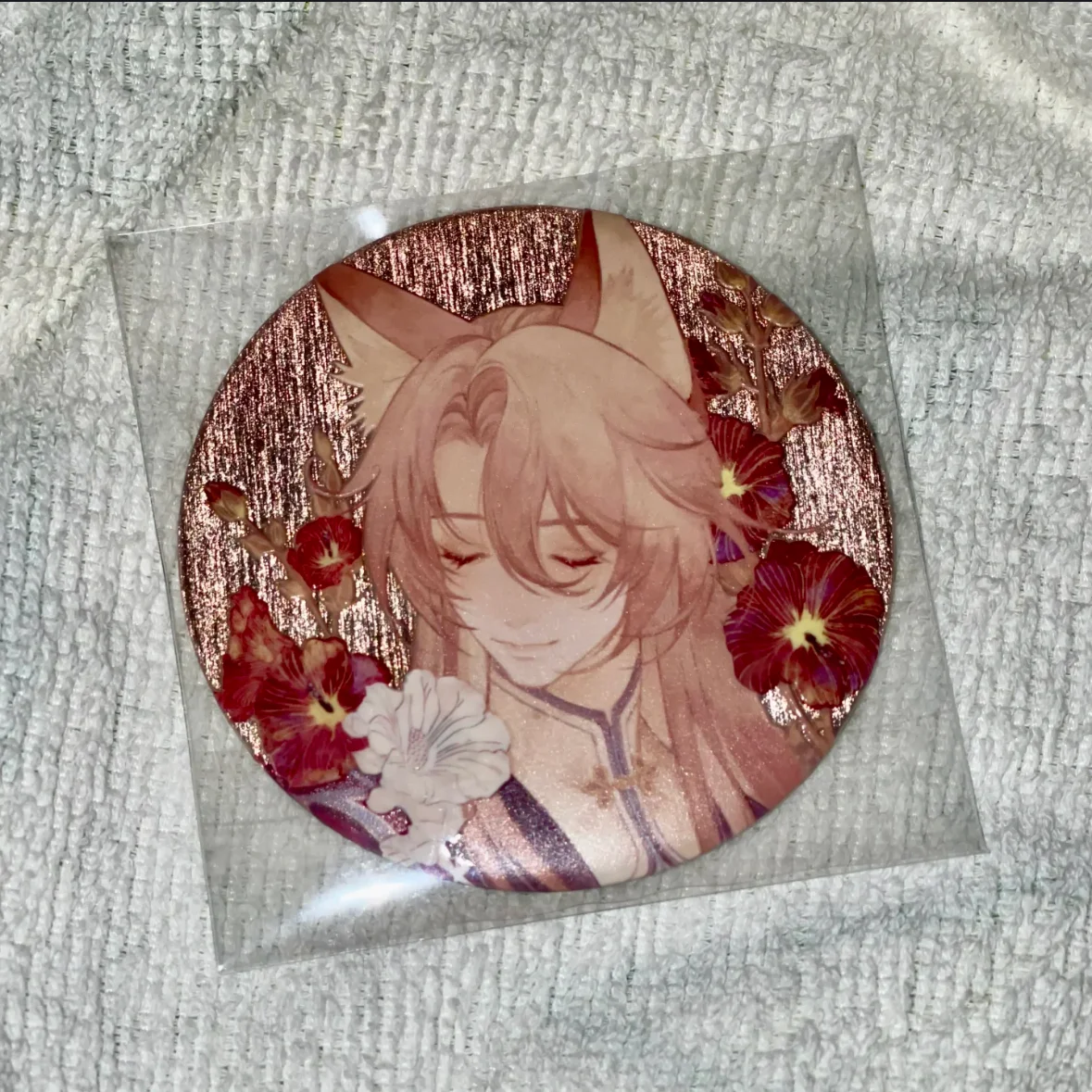 Honkai: Star Rail Anime Figures Jingyuan Jiaoqiu Aventurine Cosplay Metal Badge Exquisite Double Flash Pins Decor Toy Xmas Gift