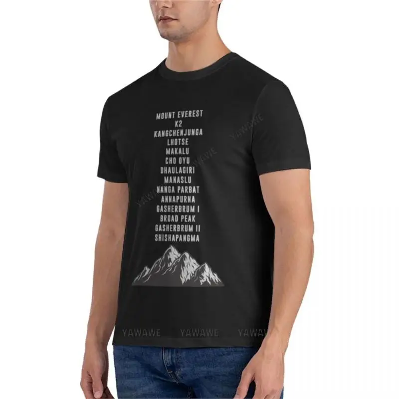 14 Peaks Nothing is Impossible Nimsdai Purja Project Possible Essential T-Shirt men clothing slim fit t shirts for men