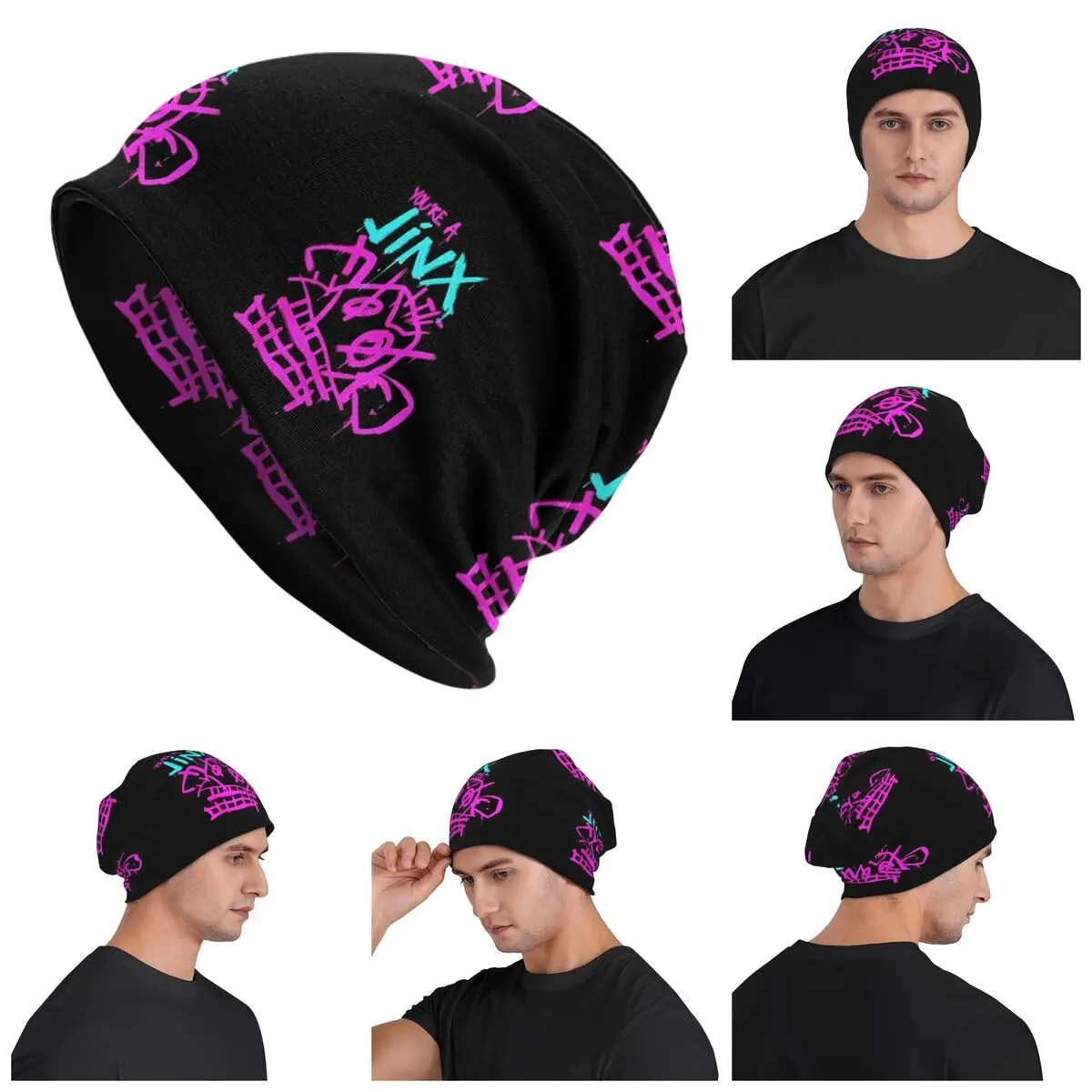 Monkey Arcane Skullies Beanies Hats Warm Autumn Winter Outdoor Cap Knitted Bonnet Caps for Men Women Adult