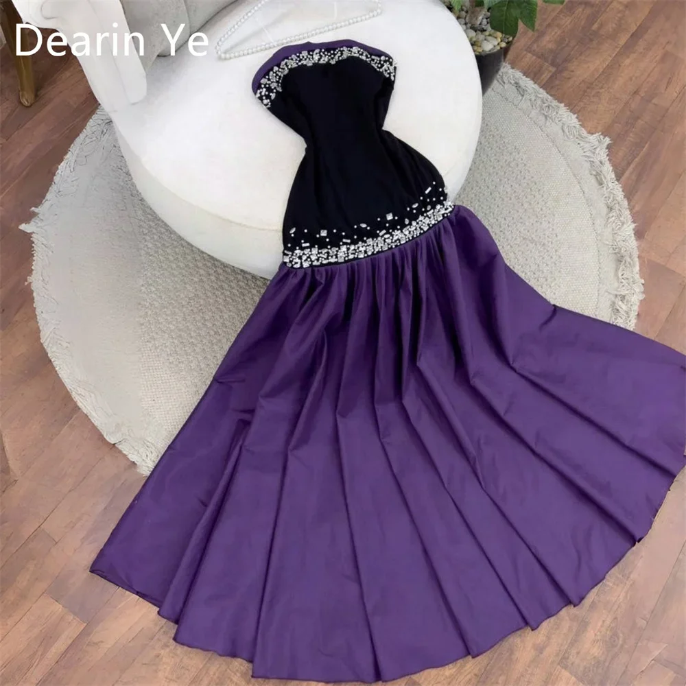 Customized Formal Dress Dearin Spaghetti Strap A-line Floor Length Skirts Draped Sleeveless Beading Bespoke Occasion Dresses Sau