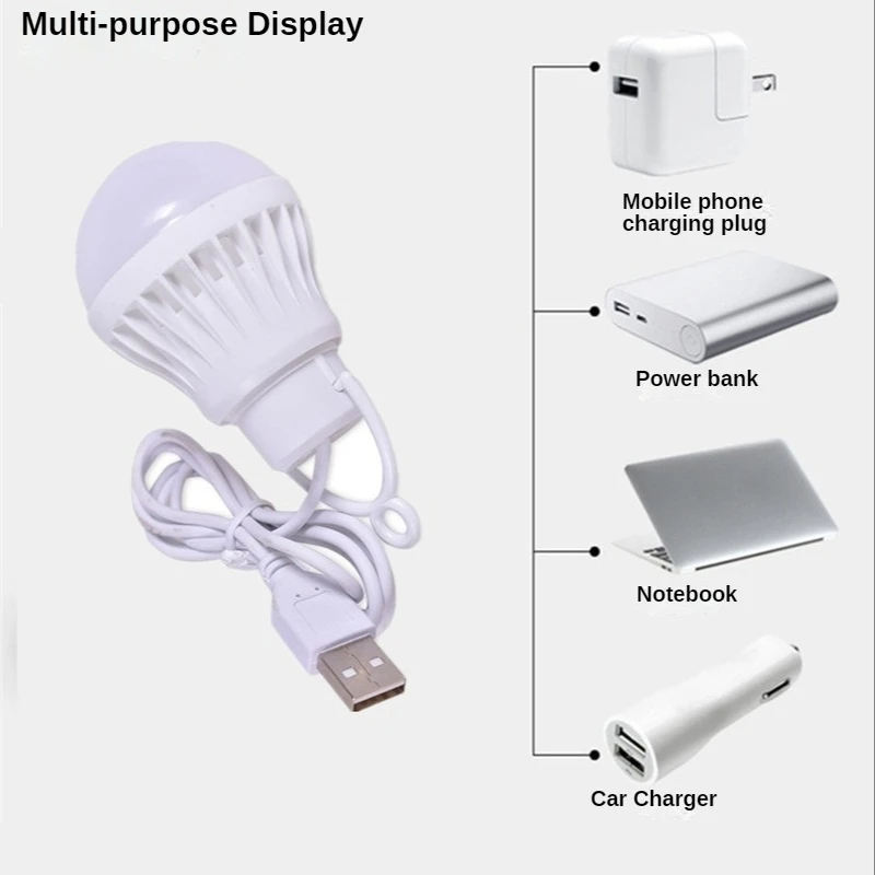 โคมไฟ LED ตั้งแคมป์แบบพกพาหลอดไฟขนาดเล็ก5V USB ไฟอ่านหนังสือตั้งโต๊ะสำหรับนักเรียนอ่านหนังสือไฟสำหรับกลางแจ้ง